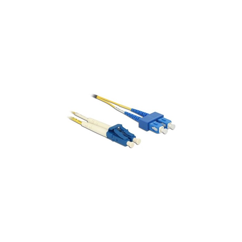 Delock - Sítový kabel - LC Duplex (M) do SC (M) - 3 m - 2 mm - optické vlákno - duplex - 9 / 125 mikron - G.657.A1/OS2