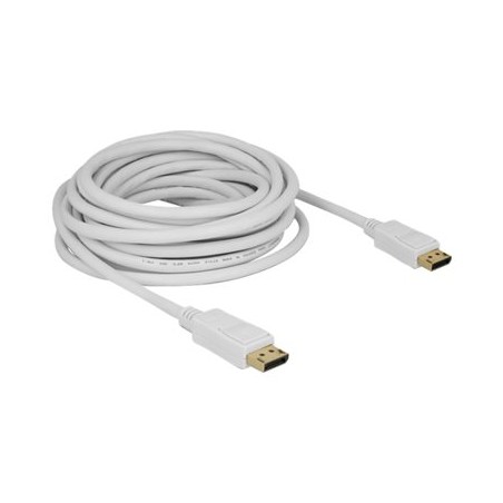 Delock - Kabel obrazovky - DisplayPort (M) do DisplayPort (M) - DisplayPort 1.2 - 7 m - bílá