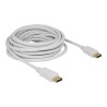 Delock - Kabel obrazovky - DisplayPort (M) do DisplayPort (M) - DisplayPort 1.2 - 7 m - bílá