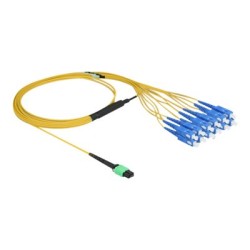 Delock - Výstupní kabel ventilátoru - jednoduchý režim MPO/UPC (F) do jednoduchý režim SC/UPC (M) - 2 m - 3 mm - optické vlákno
