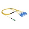 Delock - Výstupní kabel ventilátoru - jednoduchý režim MPO/UPC (F) do jednoduchý režim SC/UPC (M) - 2 m - 3 mm - optické vlákno