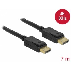 Delock - Kabel obrazovky - DisplayPort (M) do DisplayPort (M) - DisplayPort 1.2 - 7 m - černá