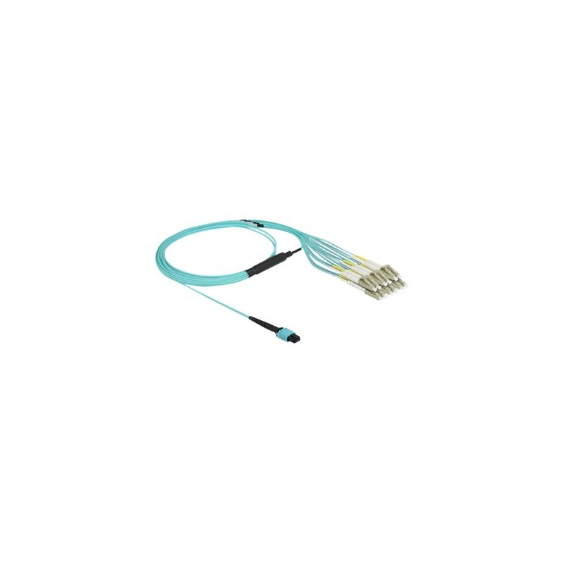 Optical Fiber Cable MPO female to 6 x LC, Optical Fiber Cable MPO female to 6 x LC