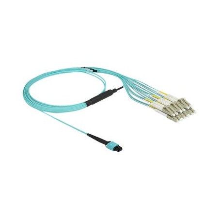 Optical Fiber Cable MPO female to 6 x LC, Optical Fiber Cable MPO female to 6 x LC