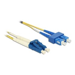 Delock - Sítový kabel - jednoduchý režim LC (M) do jednoduchý režim SC (M) - 10 m - 2 mm - optické vlákno - duplex - 9 / 125