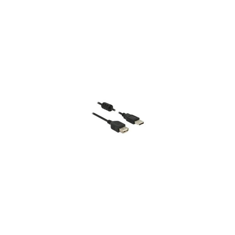 Delock - Prodlužovací šňůra USB - USB (M) do USB (F) - USB 2.0 - 3 m - černá