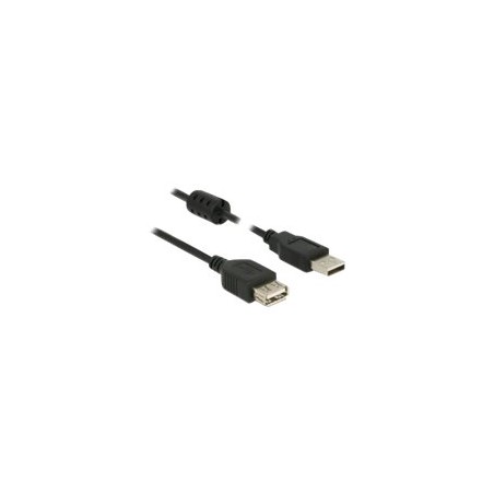 Delock - Prodlužovací šňůra USB - USB (M) do USB (F) - USB 2.0 - 5 m - černá
