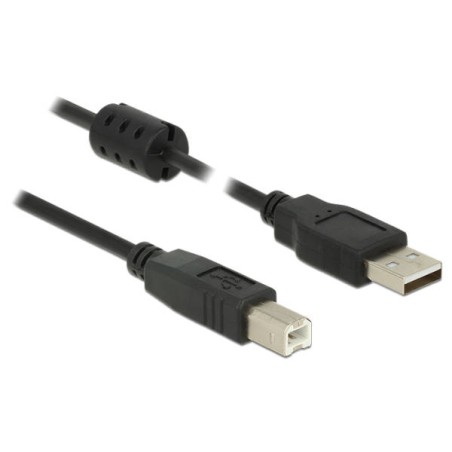 Delock - Kabel USB - USB (M) do USB typ B (M) - USB 2.0 - 5 m - černá