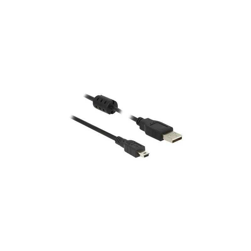 Delock - Kabel USB - USB (M) do mini-USB typ B (M) - USB 2.0 - 3 m - černá
