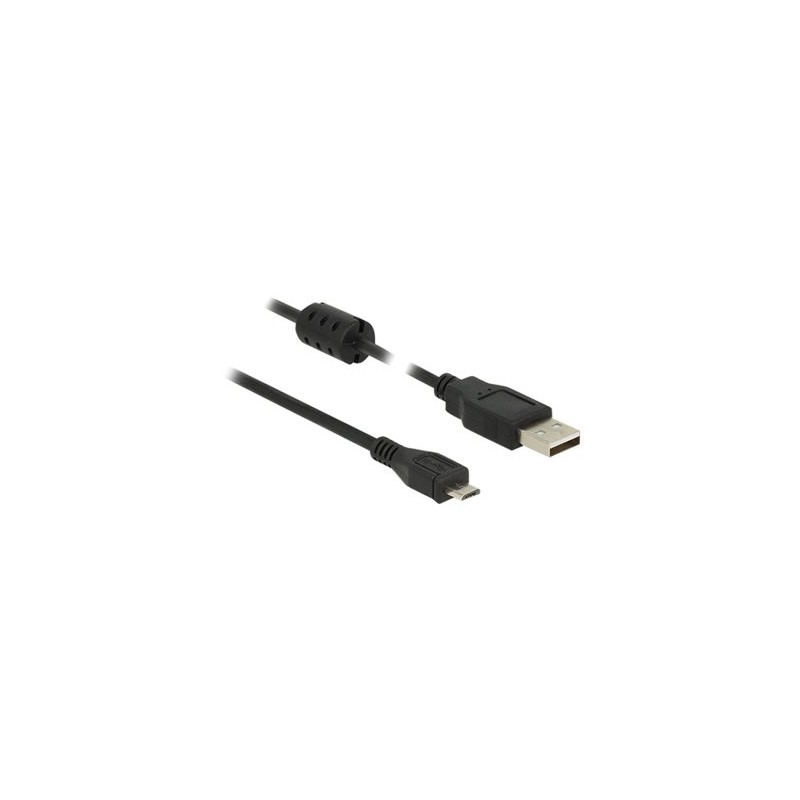 Delock - Kabel USB - USB (M) do Micro USB typ B (M) - USB 2.0 - 5 m - černá