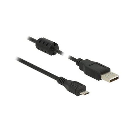 Delock - Kabel USB - USB (M) do Micro USB typ B (M) - USB 2.0 - 5 m - černá