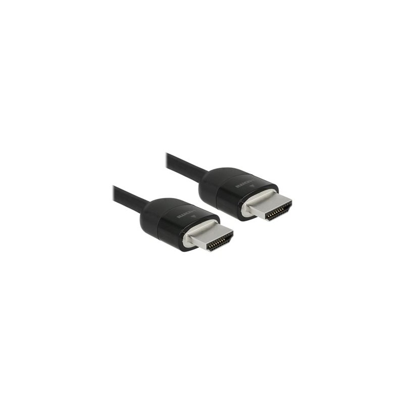 Delock Premium - Prémiově vysoká rychlost - kabel HDMI s ethernetem - HDMI s piny (male) do HDMI s piny (male) - 2 m - tr… 84964