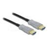 Delock - High Speed - HDMI kabel - HDMI s piny (male) do HDMI s piny (male) - 5 m - hybridní med/optické vlákno - cerná
