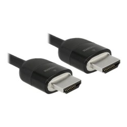 Delock Premium - Prémiově vysoká rychlost - kabel HDMI s ethernetem - HDMI s piny (male) do HDMI s piny (male) - 3 m
