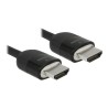 Delock Premium - Prémiově vysoká rychlost - kabel HDMI s ethernetem - HDMI s piny (male) do HDMI s piny (male) - 3 m