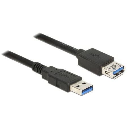 Delock - Prodlužovací šňůra USB - USB typ A (M) do USB typ A (F) - USB 3.0 - 50 cm - černá