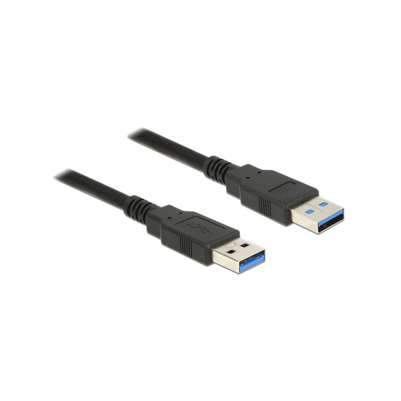 Delock - Kabel USB - USB typ A (M) do USB typ A (M) - USB 3.0 - 1 m - černá