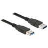 Delock - Kabel USB - USB typ A (M) do USB typ A (M) - USB 3.0 - 1 m - černá