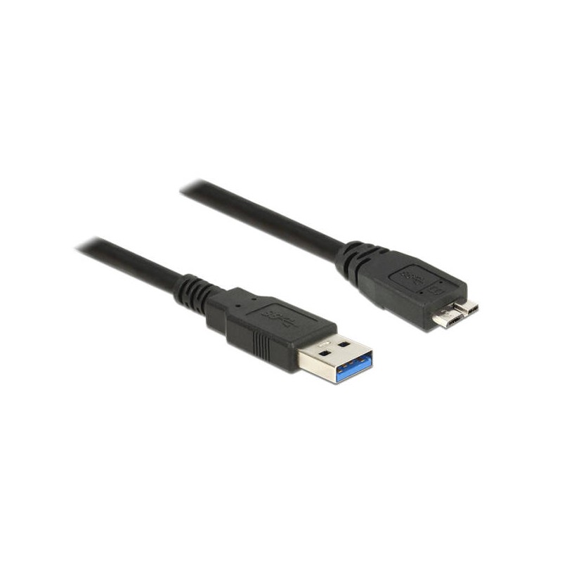Delock - Kabel USB - USB typ A (M) do Micro-USB Type B (M) - USB 3.0 - 1.5 m - černá