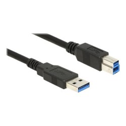 Delock - Kabel USB - USB typ A (M) do USB Type B (M) - USB 3.0 - 3 m - černá