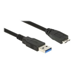 Delock - Kabel USB - USB typ A (M) do Micro-USB typu B (M) - USB 3.0 - 2 m - černá