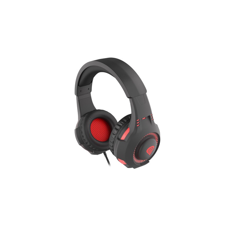 Herní sluchátka Genesis RADON 210/7.1/USB/Drát/Černá-červená