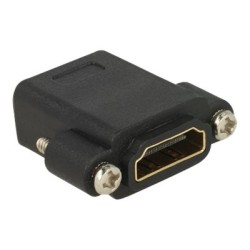 Delock - HDMI adaptér - HDMI se zdírkami (female) do HDMI se zdírkami (female) - cerná
