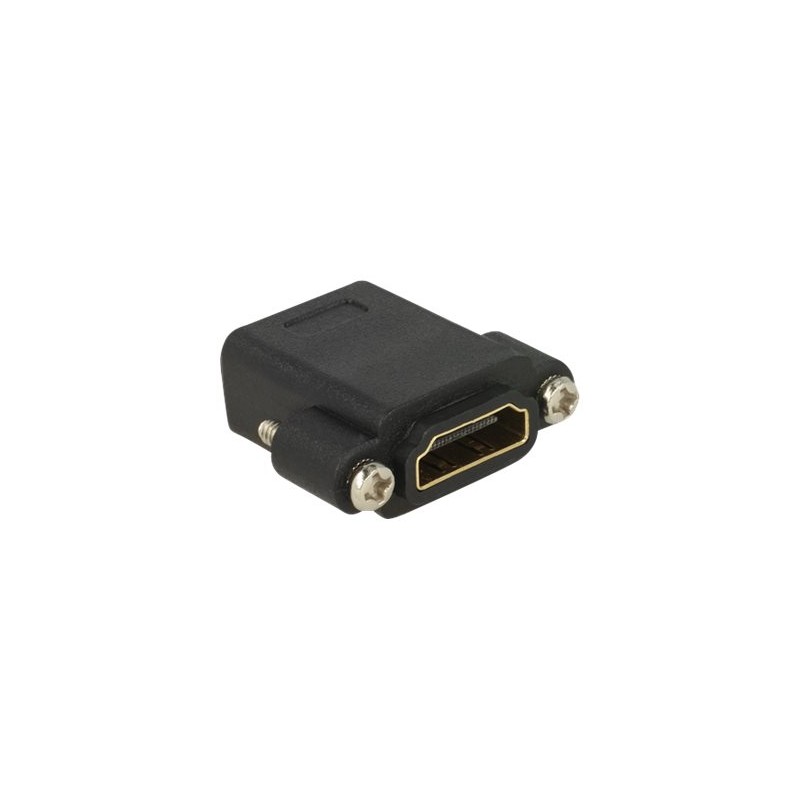 Delock - HDMI adaptér - HDMI se zdírkami (female) do HDMI se zdírkami (female) - cerná