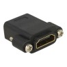 Delock - HDMI adaptér - HDMI se zdírkami (female) do HDMI se zdírkami (female) - cerná