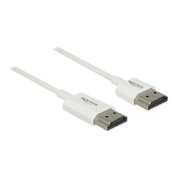 Delock High Speed HDMI with Ethernet - Kabel HDMI s ethernetem - HDMI s piny (male) do HDMI s piny (male) - 3 m - trojnásobně
