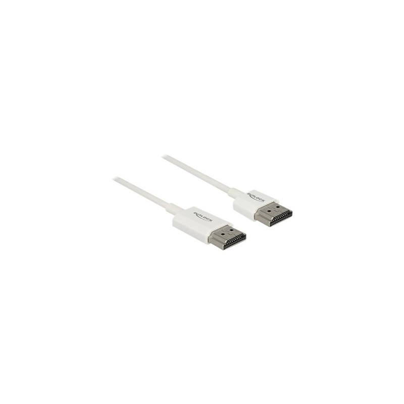 Delock High Speed HDMI with Ethernet - Kabel HDMI s ethernetem - HDMI s piny (male) do HDMI s piny (male) - 3 m - trojnásobně