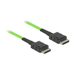Delock - Interní kabel SAS - SAS 24Gbit/s - 4i MiniLink SAS (SFF-8611) do 4i MiniLink SAS (SFF-8611) - 50 cm - opatrený západkou