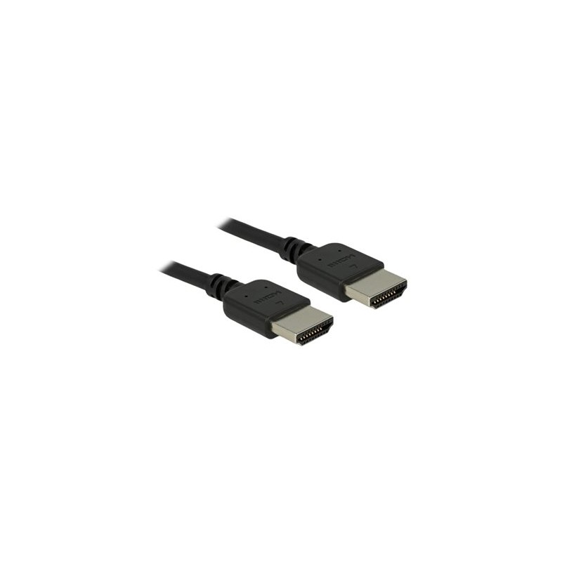 Delock Premium - Prémiově vysoká rychlost - kabel HDMI s ethernetem - HDMI s piny (male) do HDMI s piny (male) - 1.5 m