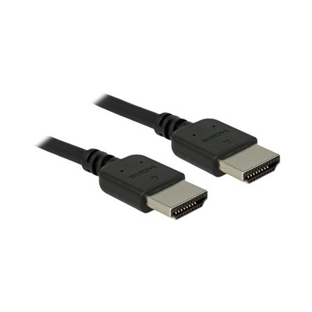 Delock Premium - Prémiově vysoká rychlost - kabel HDMI s ethernetem - HDMI s piny (male) do HDMI s piny (male) - 1.5 m