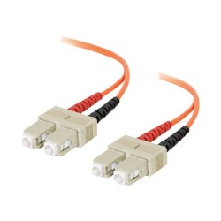 C2G Low-Smoke Zero-Halogen - Patch kabel - SC několik režimů (M) do SC několik režimů (M) - 3 m - 3 m - optické vlákno - 62,5 /