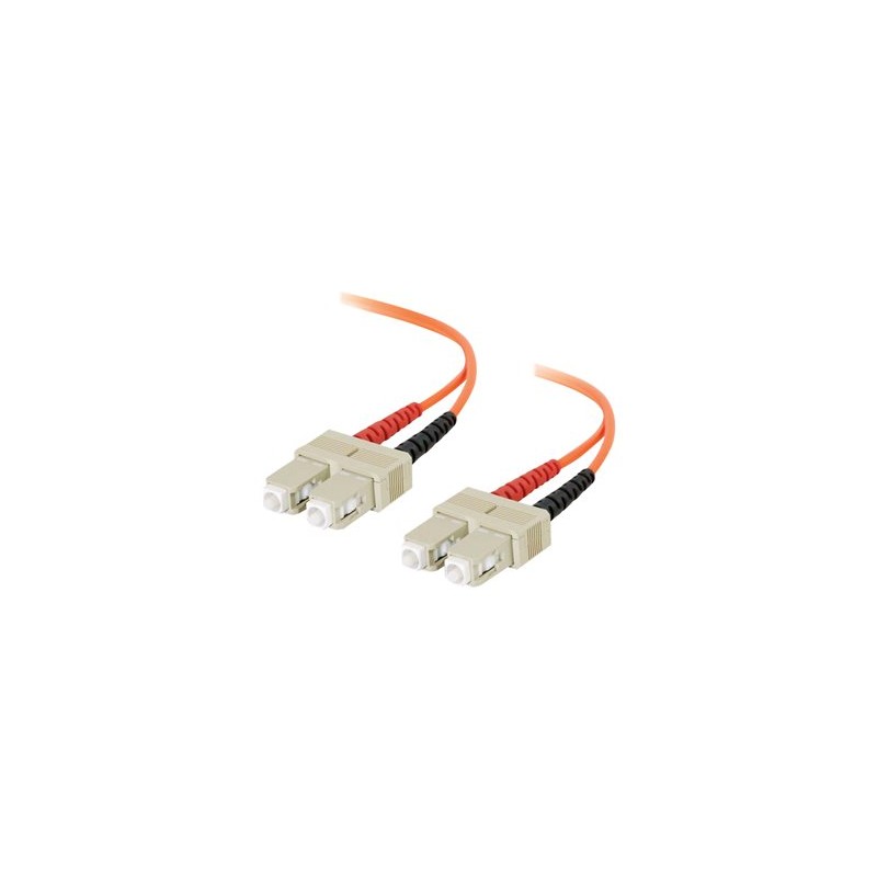 C2G Low-Smoke Zero-Halogen - Patch kabel - SC několik režimů (M) do SC několik režimů (M) - 3 m - 3 m - optické vlákno - 62,5 /