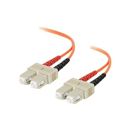 C2G Low-Smoke Zero-Halogen - Patch kabel - SC několik režimů (M) do SC několik režimů (M) - 3 m - 3 m - optické vlákno - 62,5 /