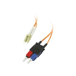C2G Low-Smoke Zero-Halogen - Patch kabel - multirežim LC (M) do SC několik režimů (M) - 1 m - 1 m - optické vlákno - 62,5 / 125