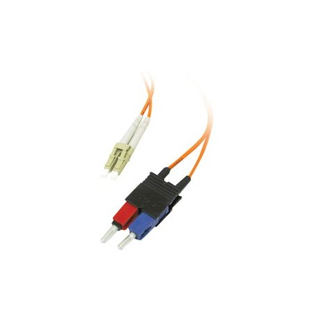 C2G Low-Smoke Zero-Halogen - Patch kabel - multirežim LC (M) do SC několik režimů (M) - 1 m - 1 m - optické vlákno - 62,5 / 125