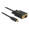 Delock - Externí video adaptér - ITE IT6516BFN - USB-C - D-Sub - černá - maloobchod 85262