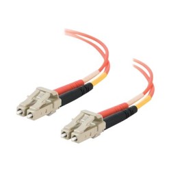 C2G Low-Smoke Zero-Halogen - Patch kabel - multirežim LC (M) do multirežim LC (M) - 1 m - 1 m - optické vlákno - 62,5 / 125
