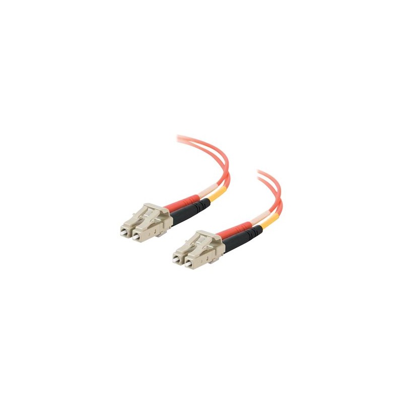 C2G Low-Smoke Zero-Halogen - Patch kabel - multirežim LC (M) do multirežim LC (M) - 1 m - 1 m - optické vlákno - 62,5 / 125