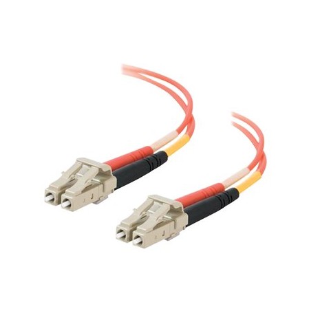 C2G Low-Smoke Zero-Halogen - Patch kabel - multirežim LC (M) do multirežim LC (M) - 1 m - 1 m - optické vlákno - 62,5 / 125