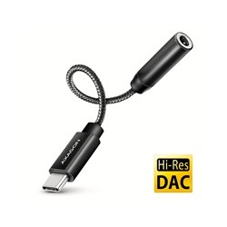 AXAGON ADA-HC, USB-C na 3.5mm jack - Hi-Res DAC audio adaptér, 384kHz/32bit, stereo