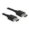 Delock - Ultra High Speed - HDMI kabel - HDMI s piny (male) do HDMI s piny (male) - 1 m - trojnásobně stíněný - černá - podpora