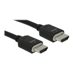 Delock - Ultra High Speed - HDMI kabel - HDMI s piny (male) do HDMI s piny (male) - 2 m - trojnásobně stíněný - černá - podpora