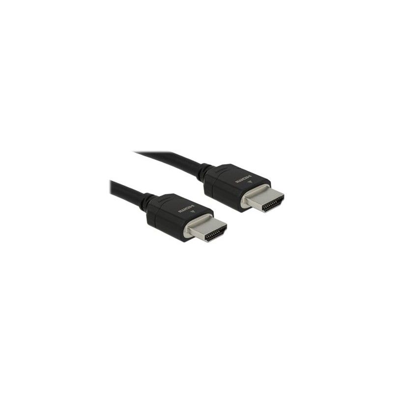 Delock - Ultra High Speed - HDMI kabel - HDMI s piny (male) do HDMI s piny (male) - 2 m - trojnásobně stíněný - černá - podpora