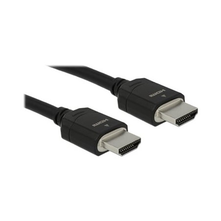 Delock - Ultra High Speed - HDMI kabel - HDMI s piny (male) do HDMI s piny (male) - 2 m - trojnásobně stíněný - černá - podpora