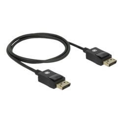 Delock Coaxial - Kabel obrazovky - DisplayPort (M) do DisplayPort (M) - DisplayPort 1.4 - 1 m - podpora 8K - cerná