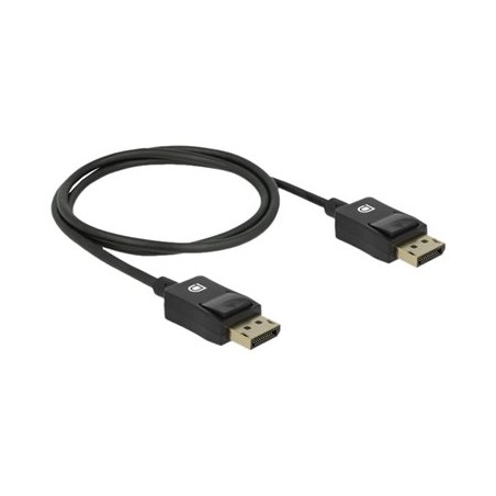 Delock Coaxial - Kabel obrazovky - DisplayPort (M) do DisplayPort (M) - DisplayPort 1.4 - 1 m - podpora 8K - cerná